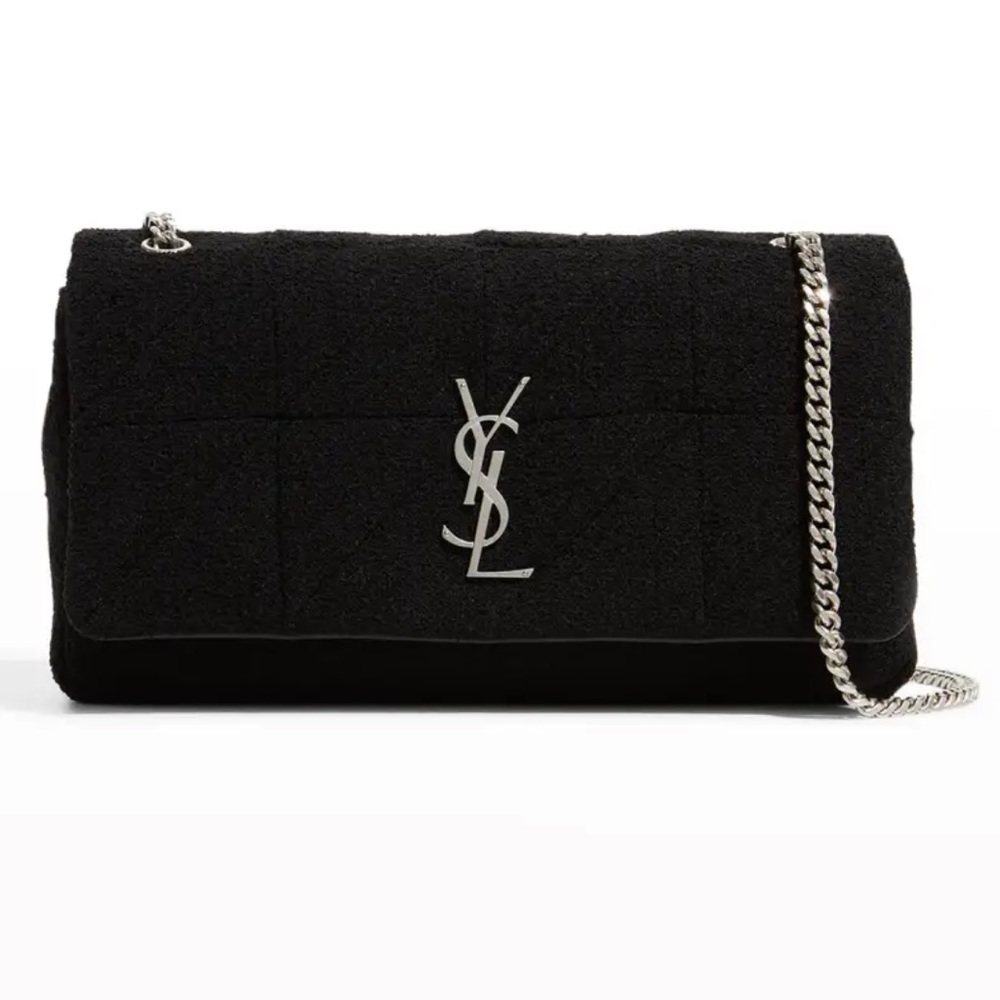 Saint Laurent Jamie Medium Tweed Chain Shoulder Bag